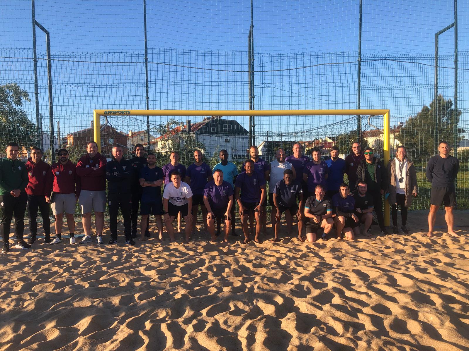 ARA de futebol de praia na Quinta do Conde